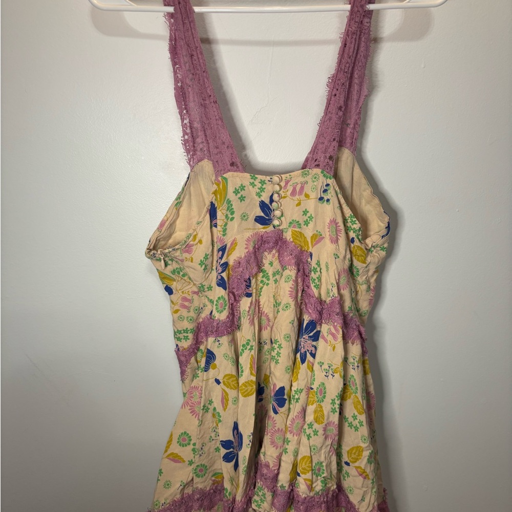 Urban Outfitters Pink Lace Floral Dress - Picture 3 of 3